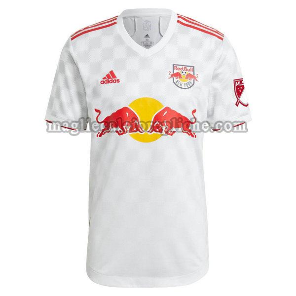 prima maglie calcio new york red bulls 2021 thailandia bianco