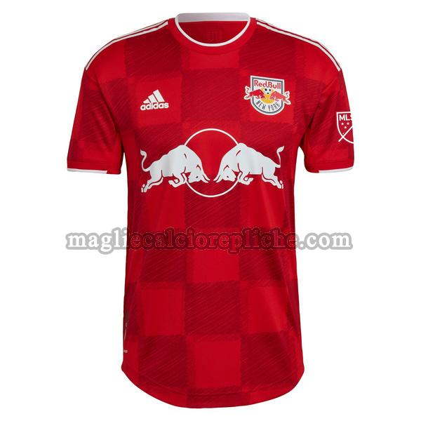 prima maglie calcio new york red bulls 2022 2023 thailandia rosso