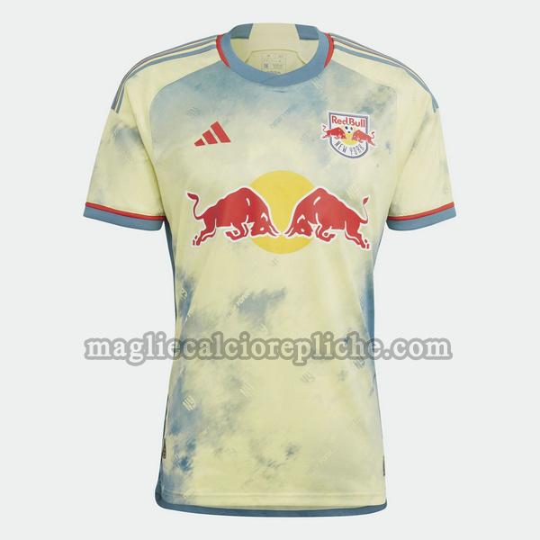 prima maglie calcio new york red bulls 2023 2024 thailandia verde