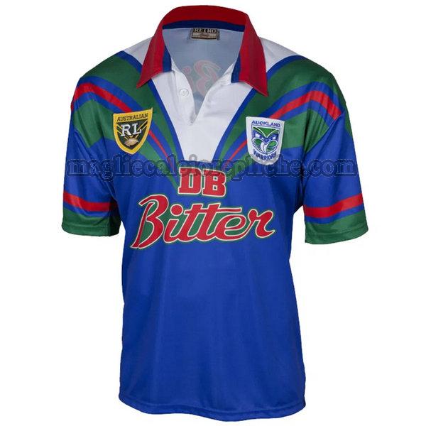 prima maglie calcio new zealand warriors 1995 blu