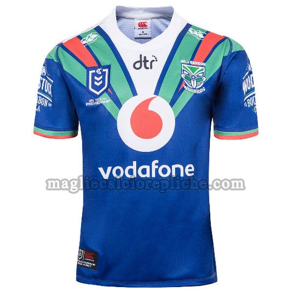 prima maglie calcio new zealand warriors 2019-2020 blu