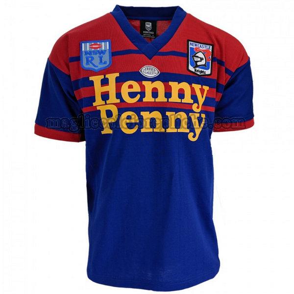 prima maglie calcio newcastle knights 1988 blu