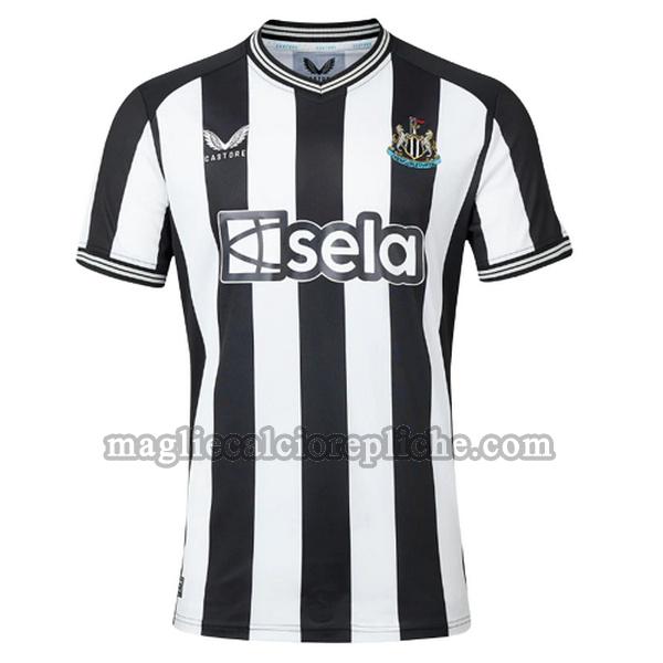 prima maglie calcio newcastle united 2023 2024 thailandia nero bianco