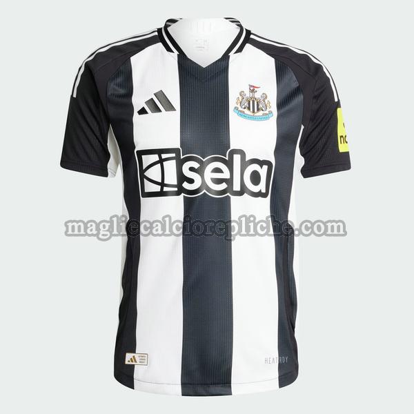 prima maglie calcio newcastle united 2024 2025 thailandia nero bianco