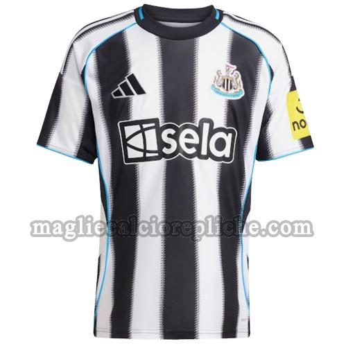 prima maglie calcio newcastle united 2025 2026 thailandia bianco nero