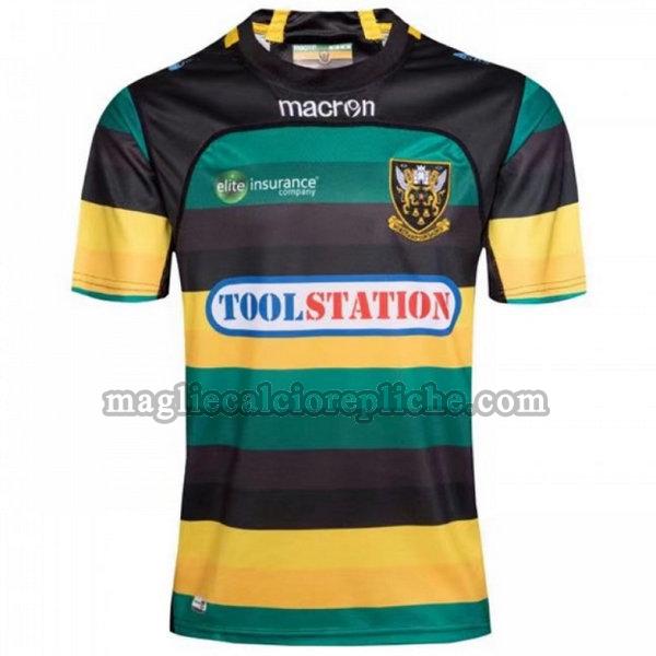 prima maglie calcio northampton saints 2017-2018 nero