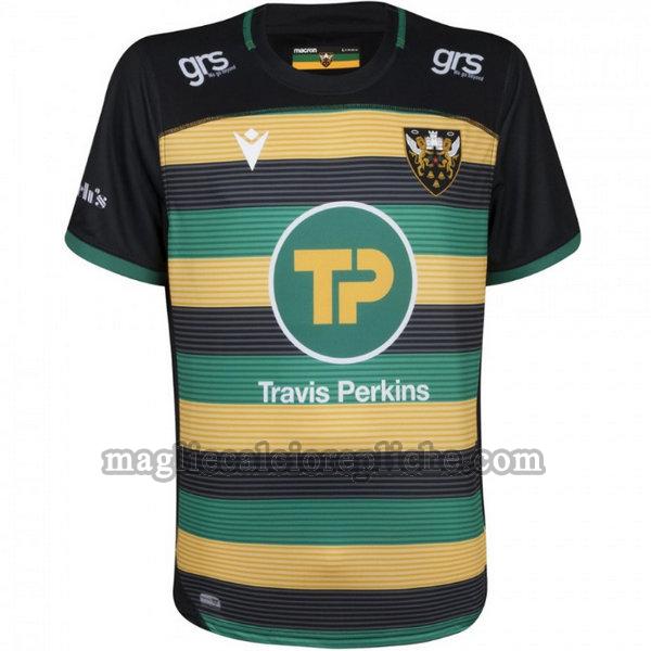 prima maglie calcio northampton saints 2020-2021 nero