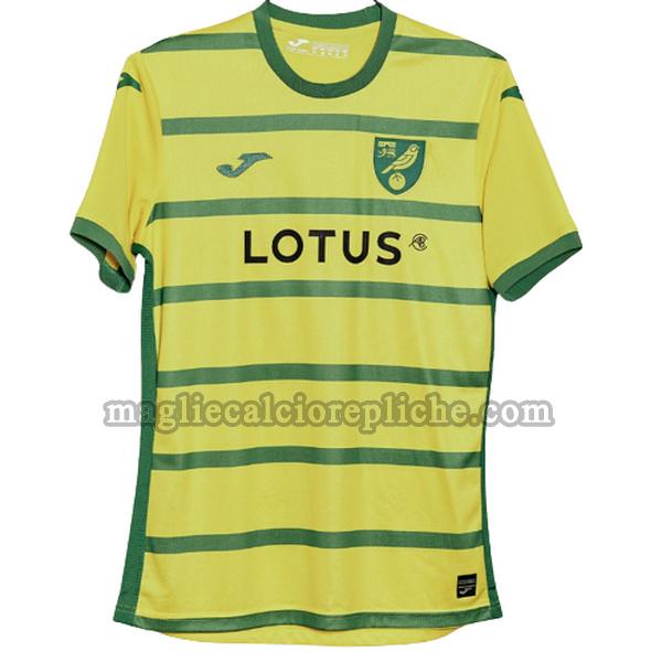 prima maglie calcio norwich city 2023 2024 thailandia bianco