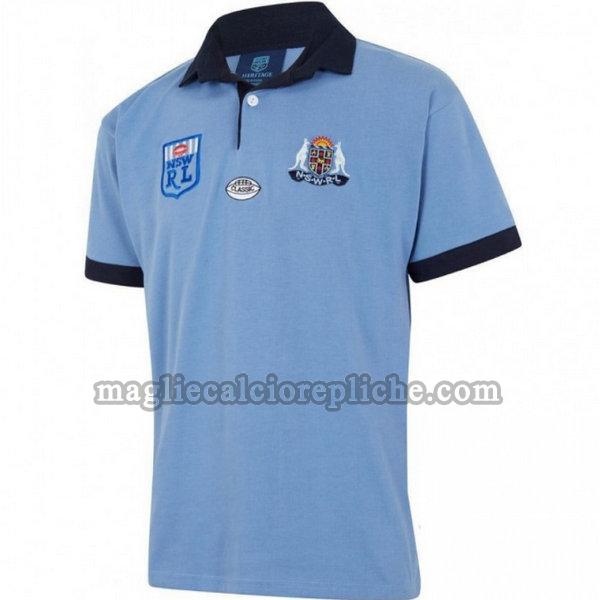 prima maglie calcio nsw blues 1985 blu