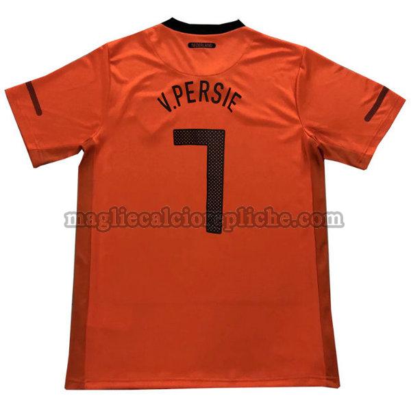 prima maglie calcio olanda 2010 v.persie 7 arancione