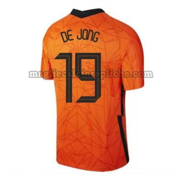 prima maglie calcio olanda 2020 de jong 19