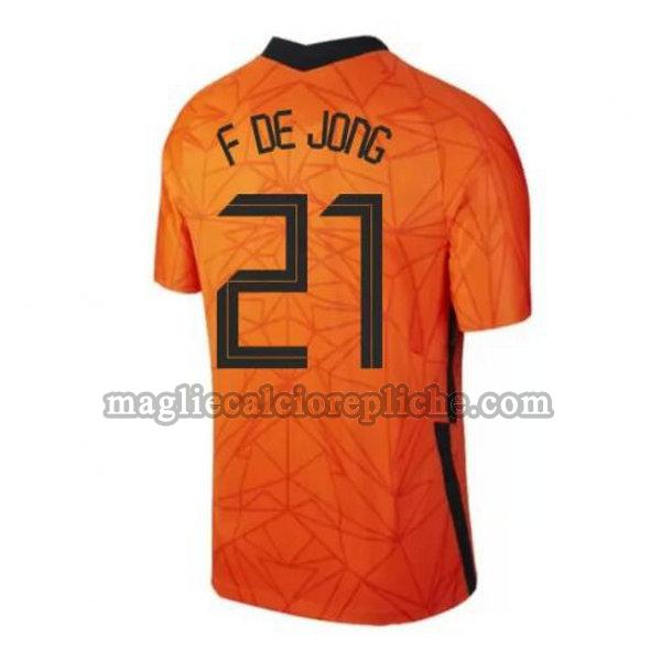 prima maglie calcio olanda 2020 f de jong 21