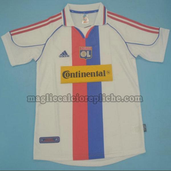 prima maglie calcio olympique lyon 2000-2001 bianco