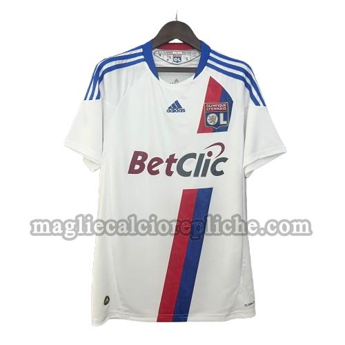 prima maglie calcio olympique lyon 2010 2011 bianco