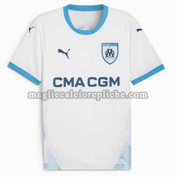 prima maglie calcio olympique marsiglia 2024 2025 thailandia bianco
