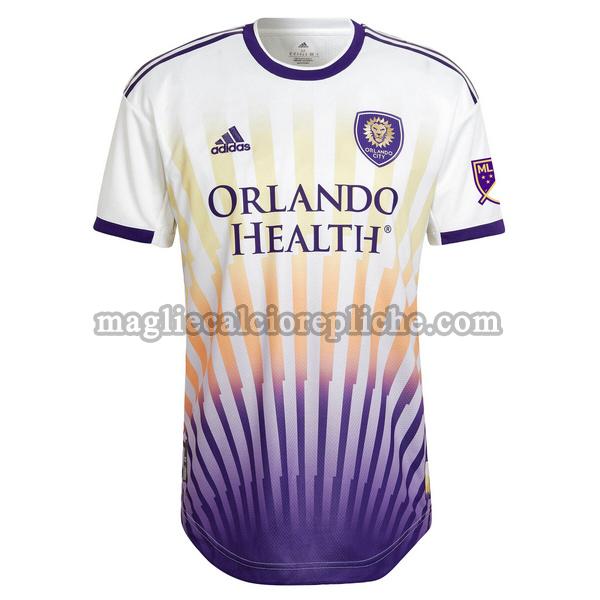 prima maglie calcio orlando city 2022 2023 thailandia bianco purple