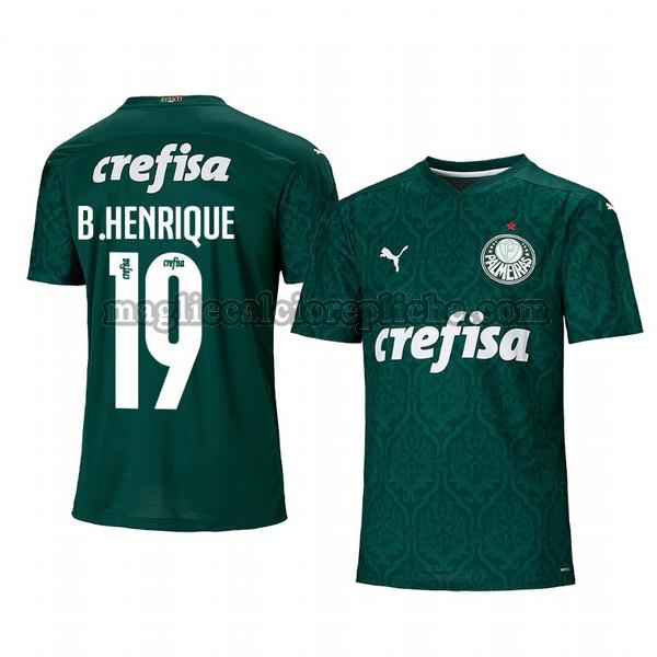 prima maglie calcio palmeiras 2020-2021 bruno henrique 19