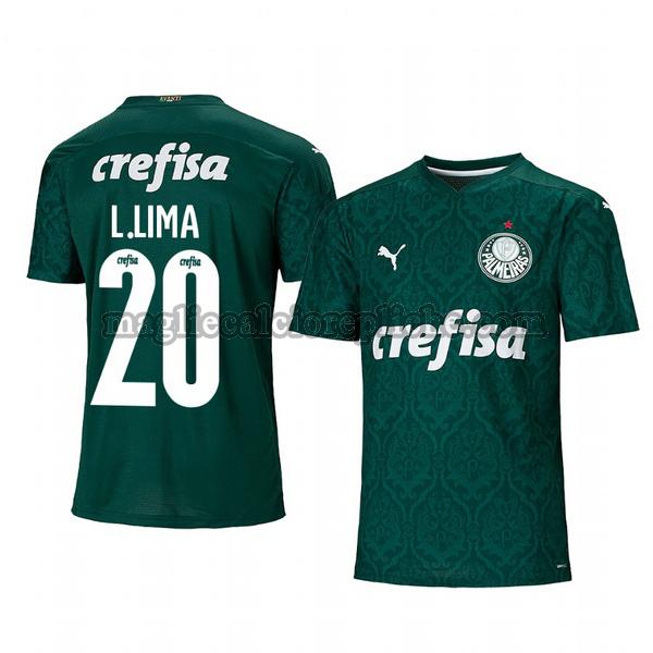 prima maglie calcio palmeiras 2020-2021 lucas lima 20