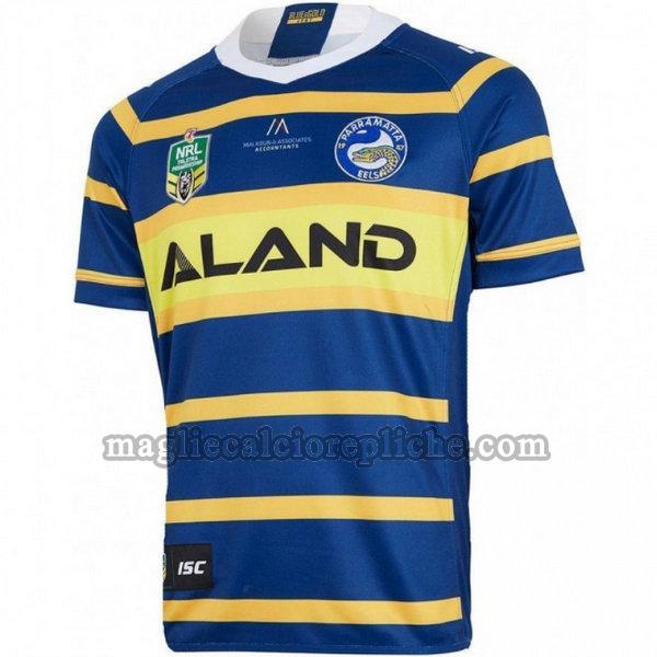 prima maglie calcio parramatta eels 2018 blu