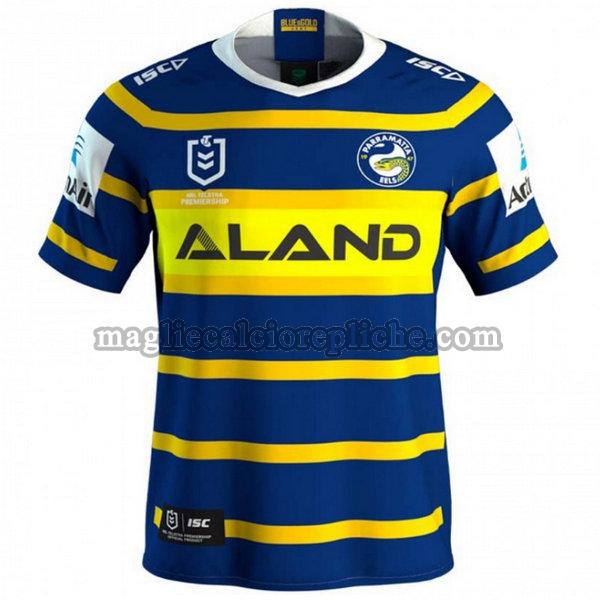 prima maglie calcio parramatta eels 2019 blu