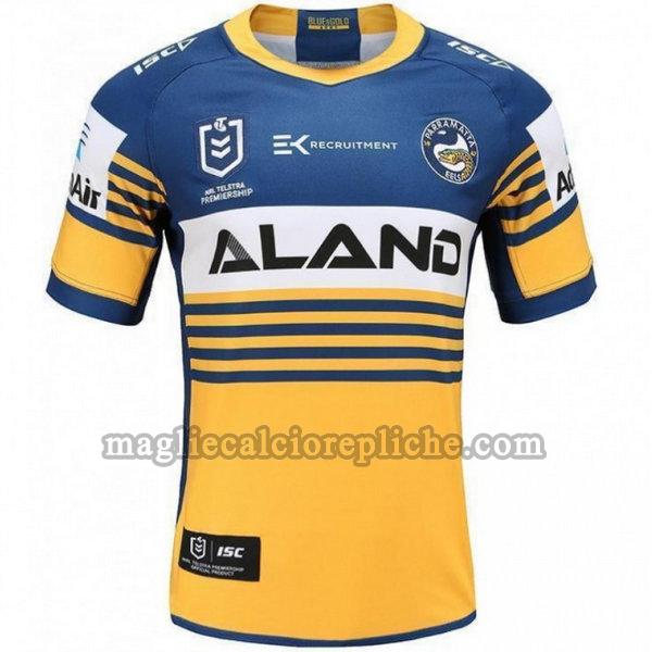 prima maglie calcio parramatta eels 2020 giallo