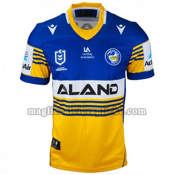 prima maglie calcio parramatta eels 2021 giallo