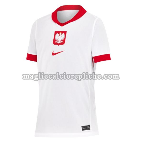 prima maglie calcio polonia 2024 thailandia bianco