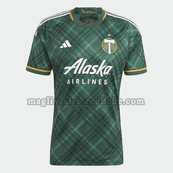 prima maglie calcio portland timbers 2023 2024 thailandia verde