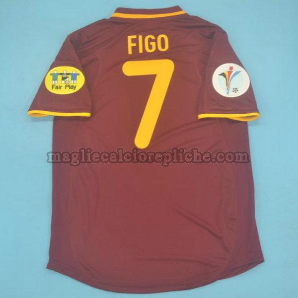 prima maglie calcio portogallo 2000 figo 7 rosso