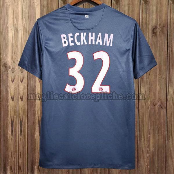 prima maglie calcio psg 2012-2013 beckham 32 blu