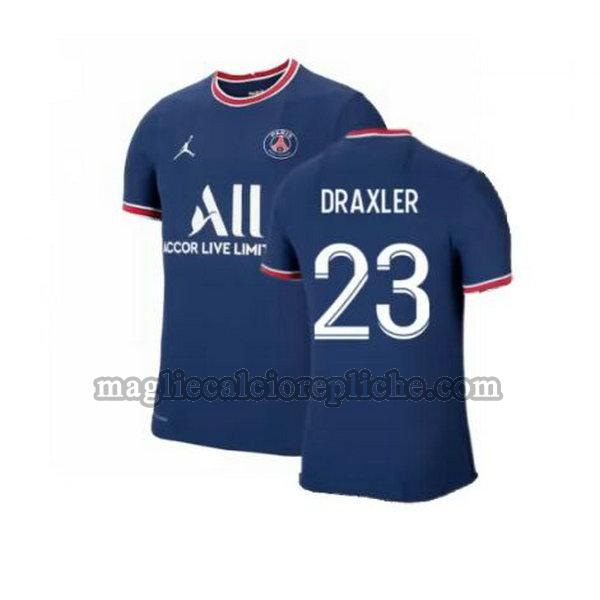 prima maglie calcio psg 2021 2022 draxler 23 blu