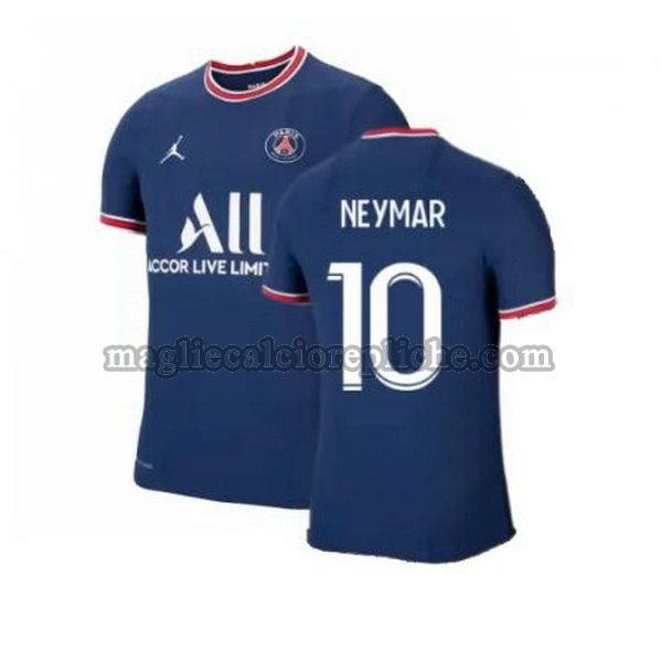 prima maglie calcio psg 2021 2022 neymar 10 blu