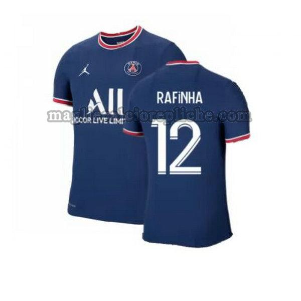 prima maglie calcio psg 2021 2022 rafinha 12 blu