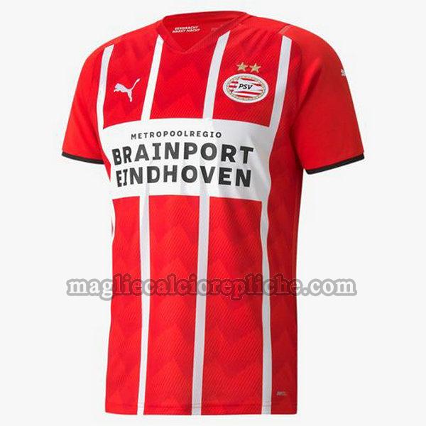 prima maglie calcio psv eindhoven 2021 2022 thailandia rosso bianco