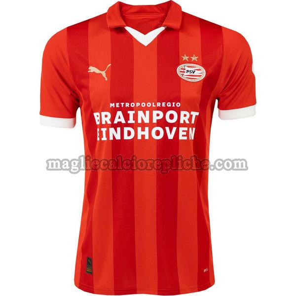 prima maglie calcio psv eindhoven 2023 2024 rosso