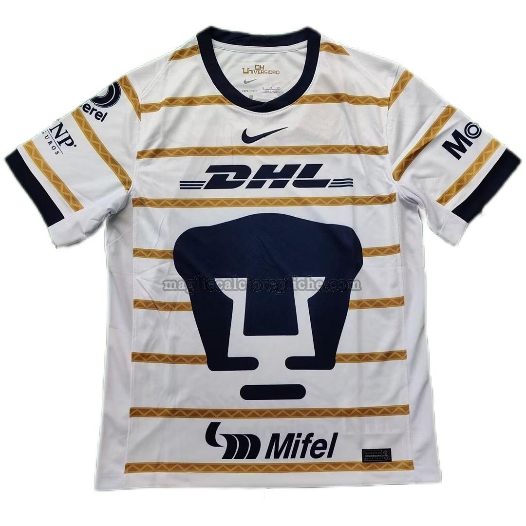 prima maglie calcio pumas unam 2024 2025 thailandia bianco