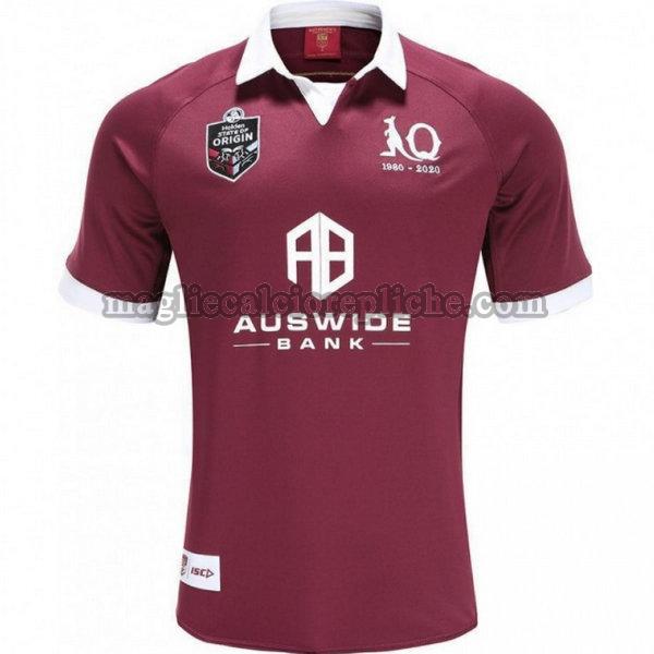 prima maglie calcio queensland maroons 2020 porpora