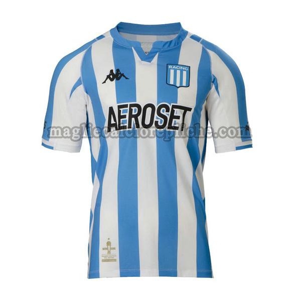 prima maglie calcio racing club 2022 blu bianco