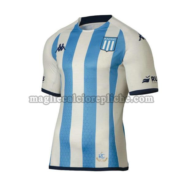 prima maglie calcio racing club 2023 thailandia bianco blu