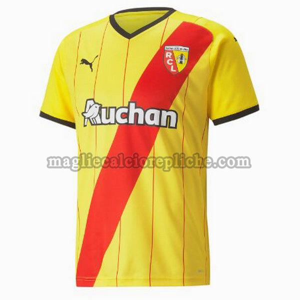 prima maglie calcio rc lens 2021 2022 thailandia giallo