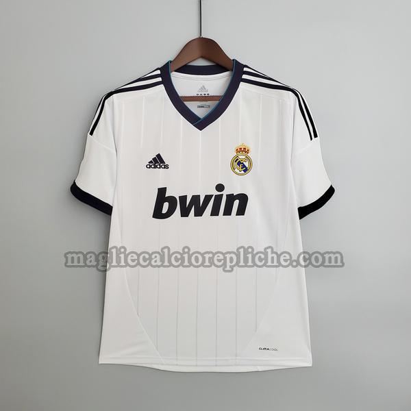 prima maglie calcio real madrid 2012 2013 bianco