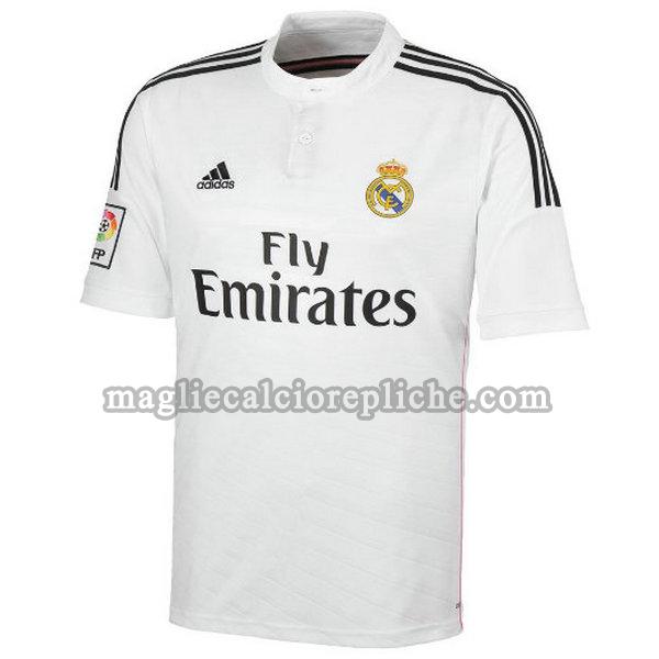 prima maglie calcio real madrid 2014-2015 bianco