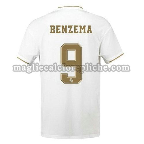 prima maglie calcio real madrid 2019-2020 benzema 9