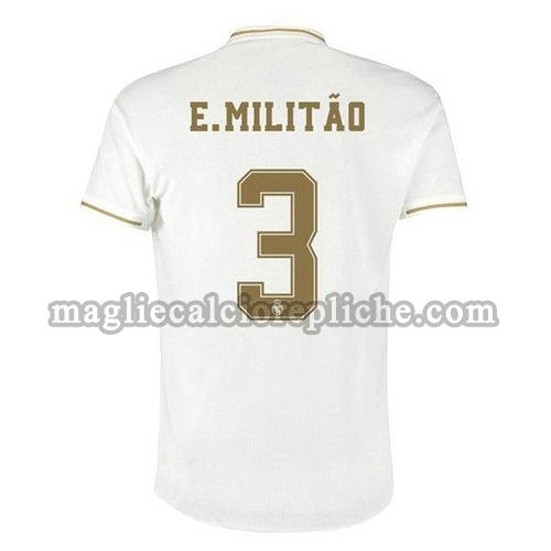 prima maglie calcio real madrid 2019-2020 e.militão 3