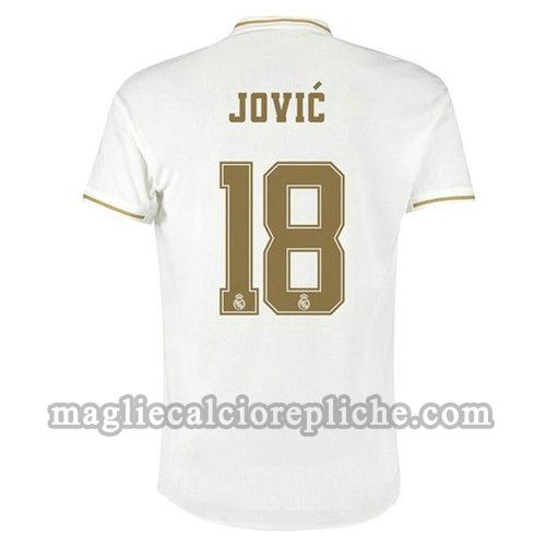 prima maglie calcio real madrid 2019-2020 jovic 18