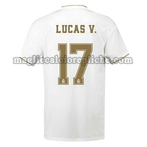 prima maglie calcio real madrid 2019-2020 lucas 17