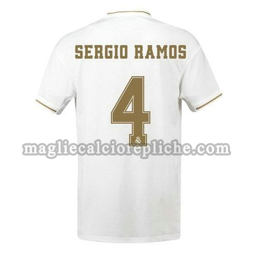 prima maglie calcio real madrid 2019-2020 sergio ramos 4