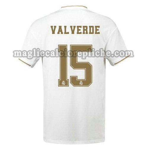 prima maglie calcio real madrid 2019-2020 valverde 15