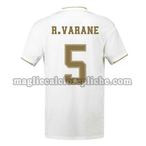 prima maglie calcio real madrid 2019-2020 varane 5