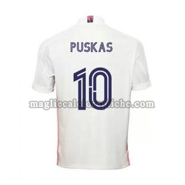 prima maglie calcio real madrid 2020-2021 puskas 10